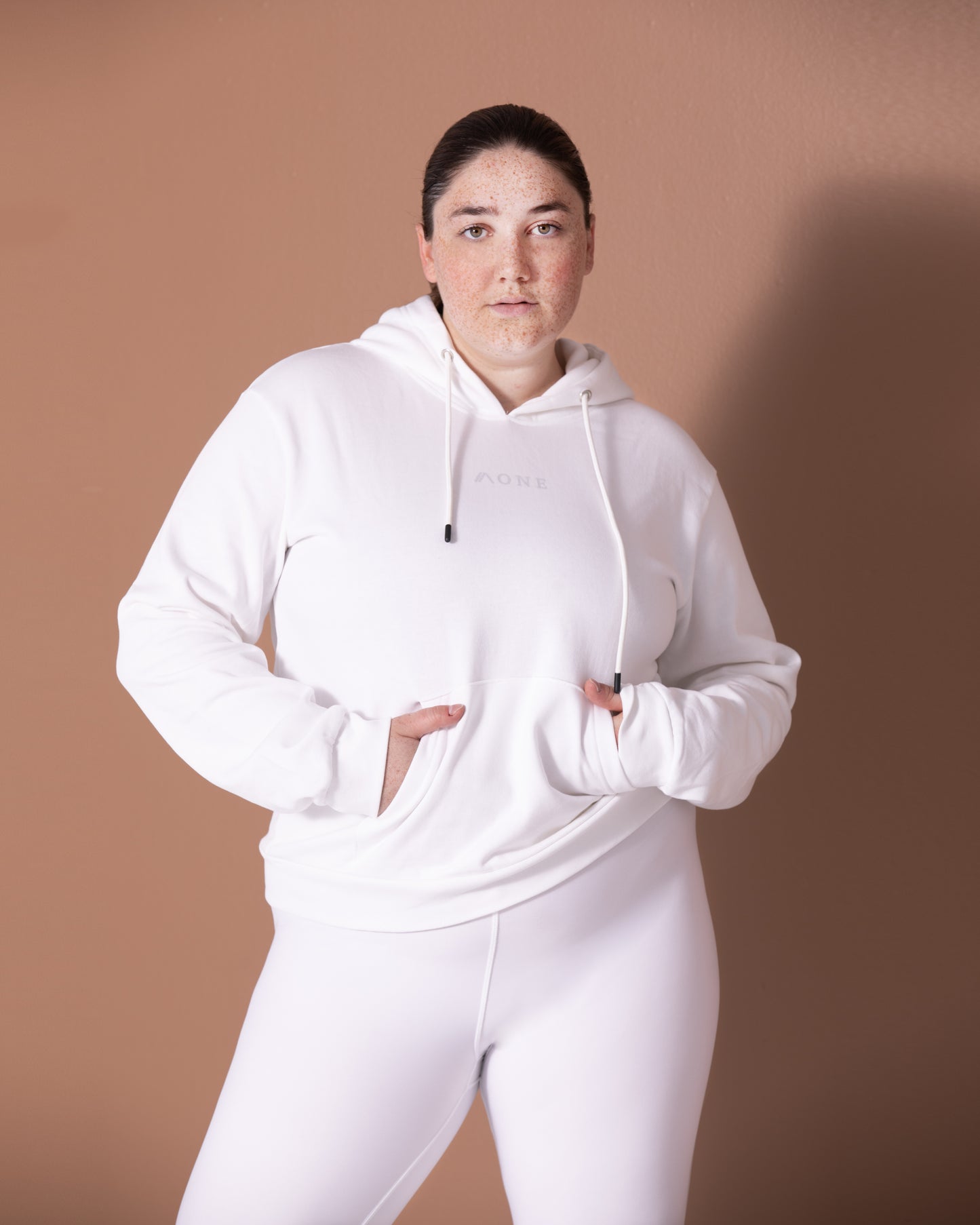 Hoodie - blanc